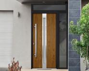 Versace Exterior Door with Sidelite & Transom