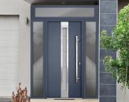 Polo Entrance Door with two Sidelites & Transom