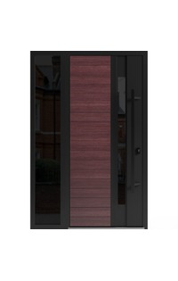 Turin Exterior Door With Sidelite