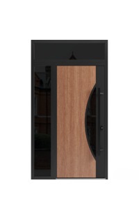 Garda Entry Door with two Sidelites & Transom