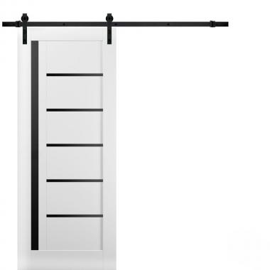 Dallas Interior Barn Door with Frosted Glass