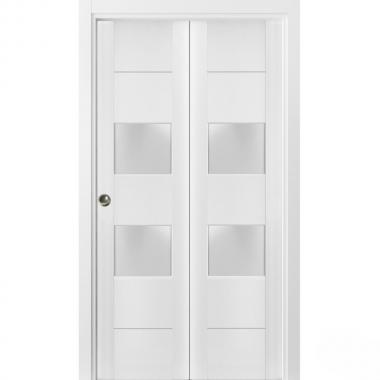 Verona Interior Bi-Fold Door with Frosted Glass