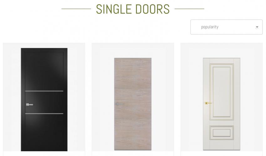 single doors