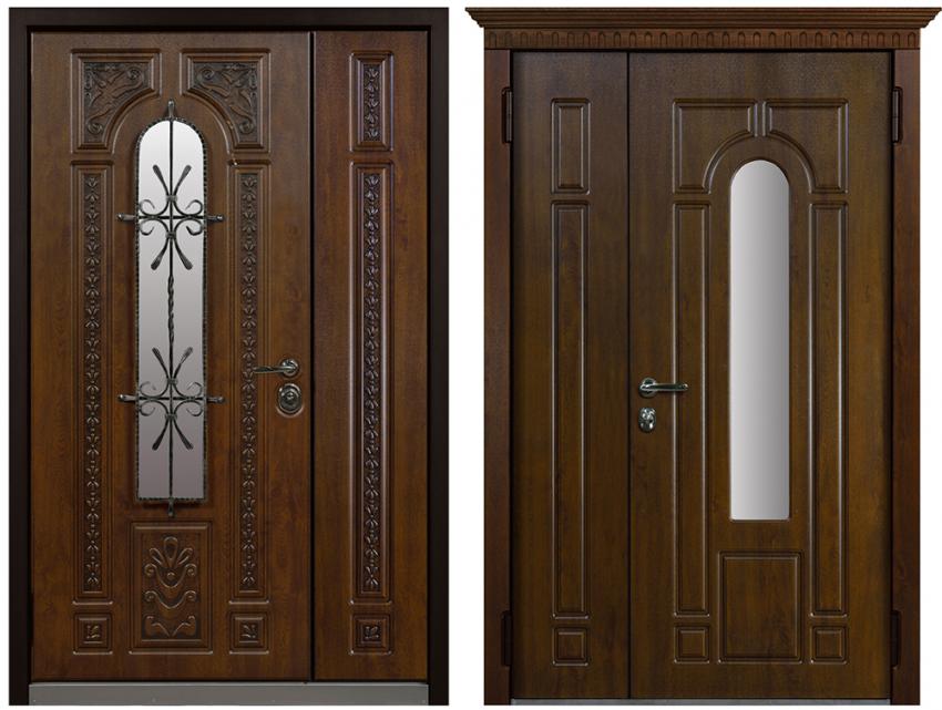 double front door dimensions