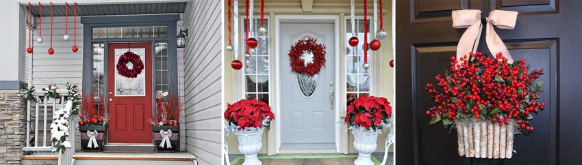 how to decorate your door for winter