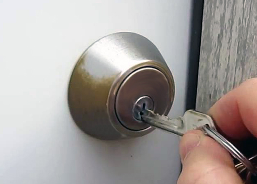 Maintenance and lubrication of front door locks and hinges